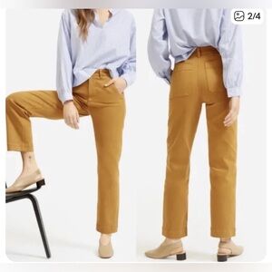 Madewell Classic Straight Pants In Bronzed Lichen